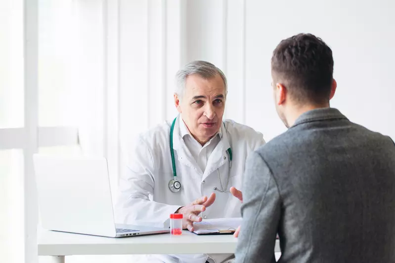 doctor meeting with patient