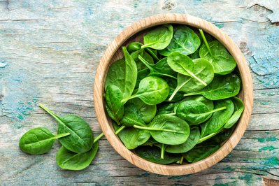 bowl of spinach