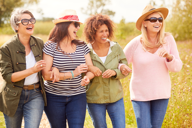 smiling group of women